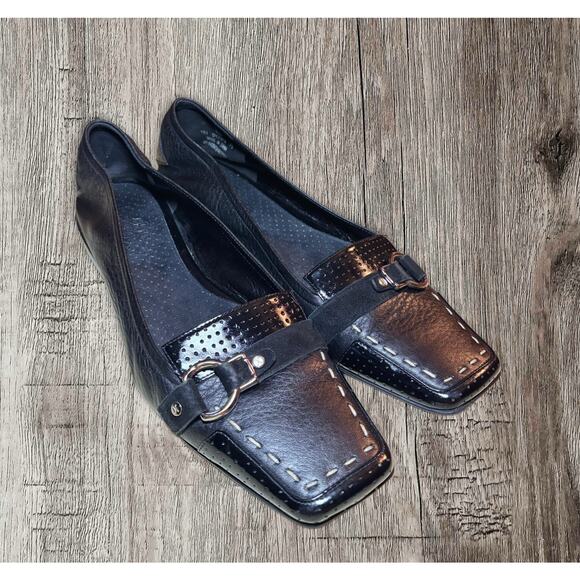 Cole Haan Nike air black leather loafer women’s size 8‎ - Picture 1 of 6